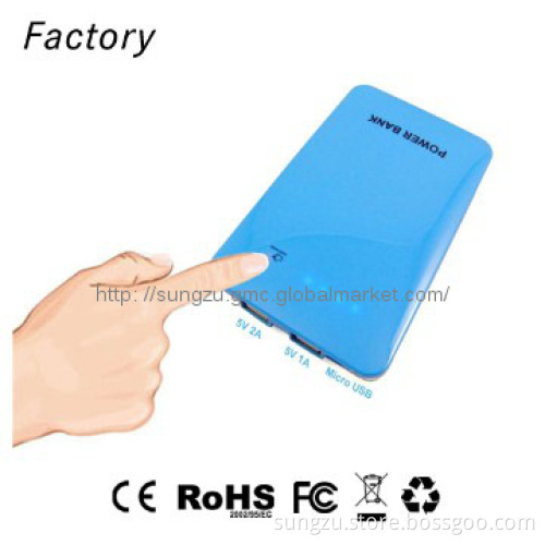 Huge volume capacity power bank 10000mAh / Stainless metal shell